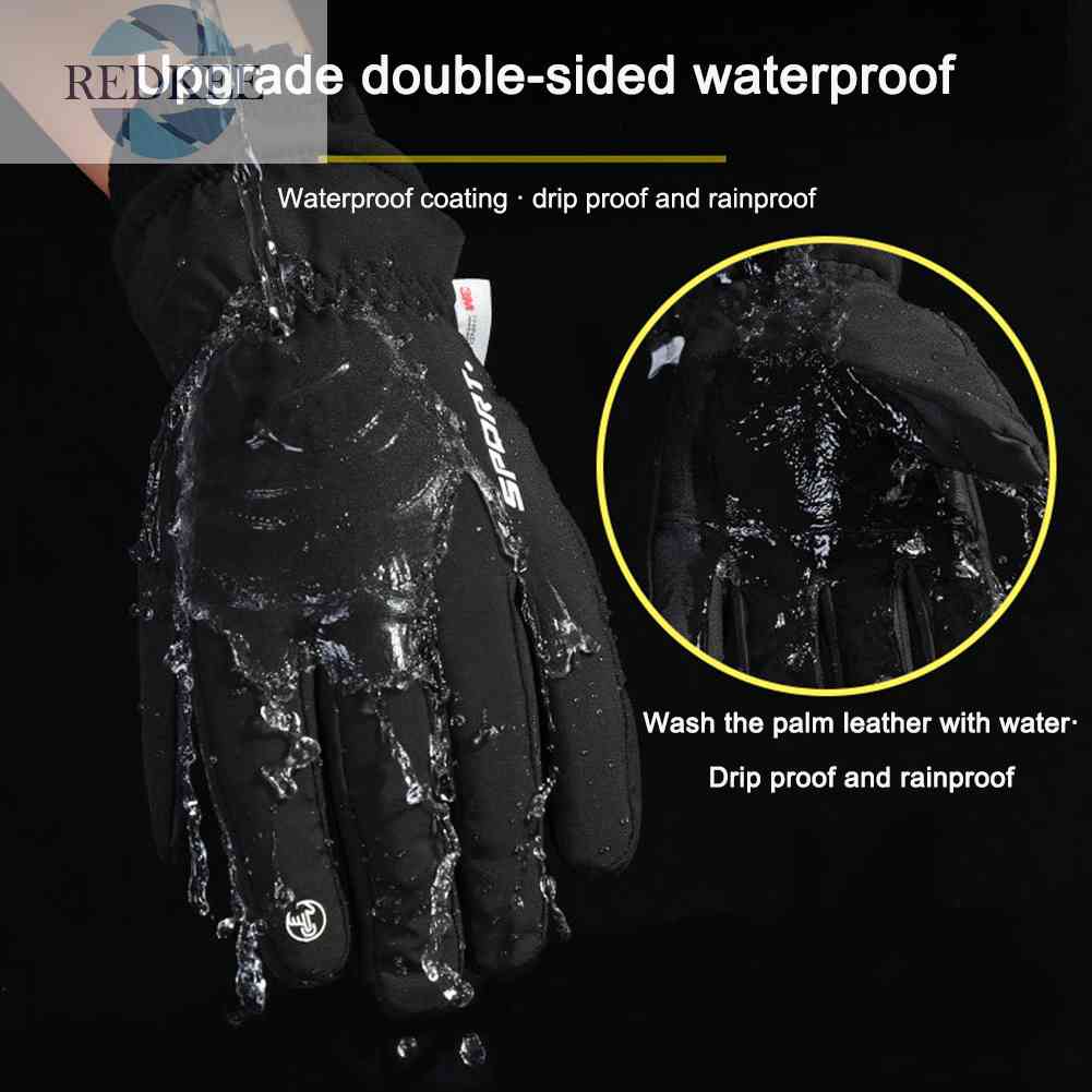 Găng Tay Trượt Tuyết Lái Xe Cảm Ứng Chống Thấm Nước