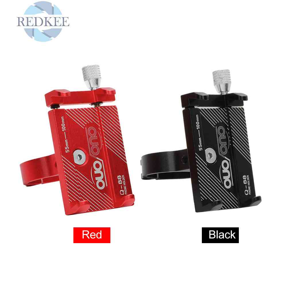 Giá Đỡ Điện Thoại OUO Q-88 Bằng Nhôm Gắn Tay Lái Xe Đạp / Mô Tô