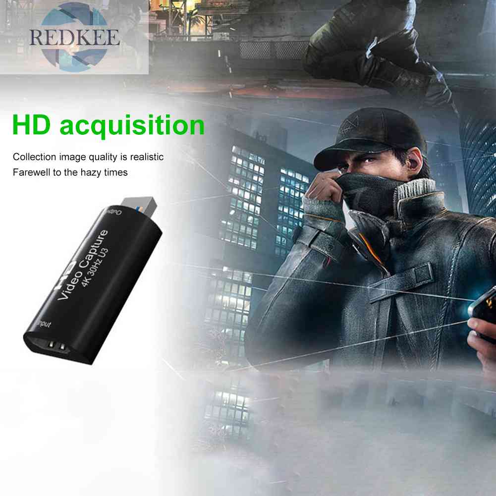 Thẻ Ghi Video Âm Thanh 4K 30Hz HDMI-compatible Sang USB3.0 Cho Trò Chơi OBS