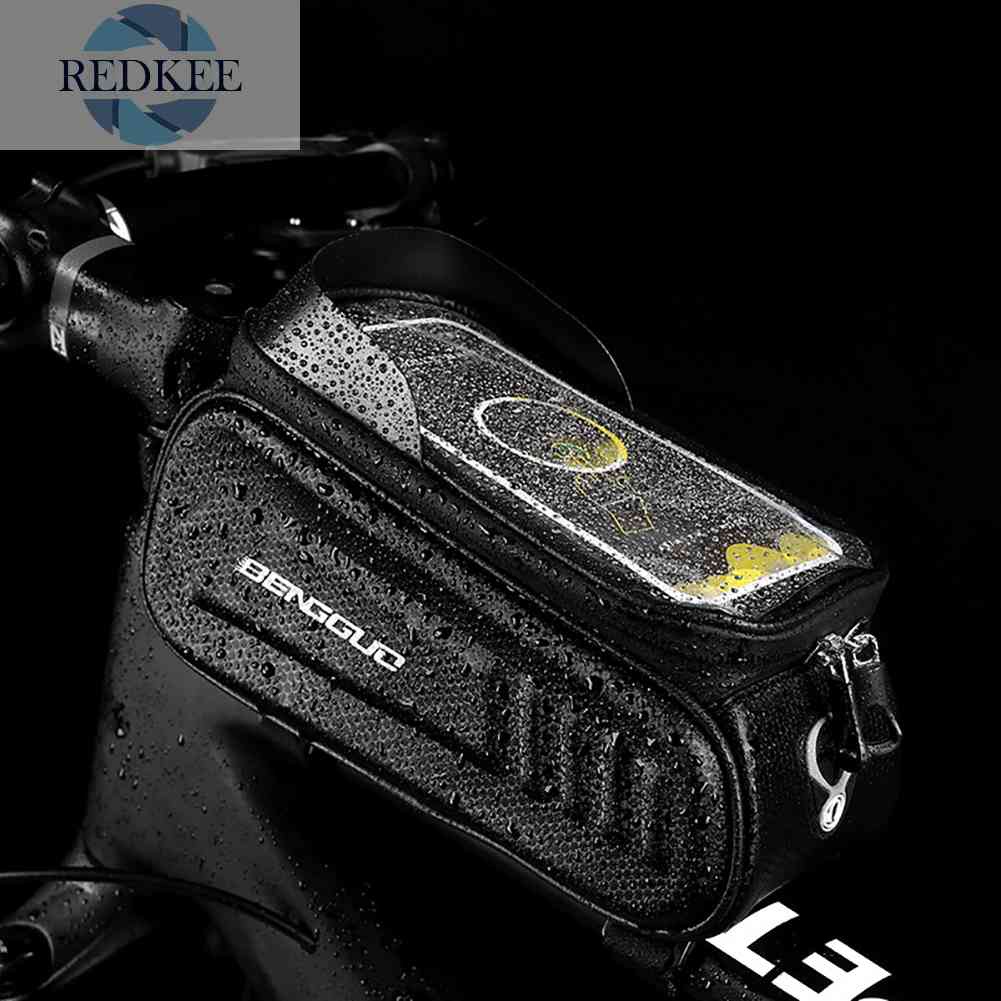 Túi Đựng Điện Thoại Chống Thấm Nước Có Thể Chạm Màn Hình Cảm Ứng Gắn Khung Trướ