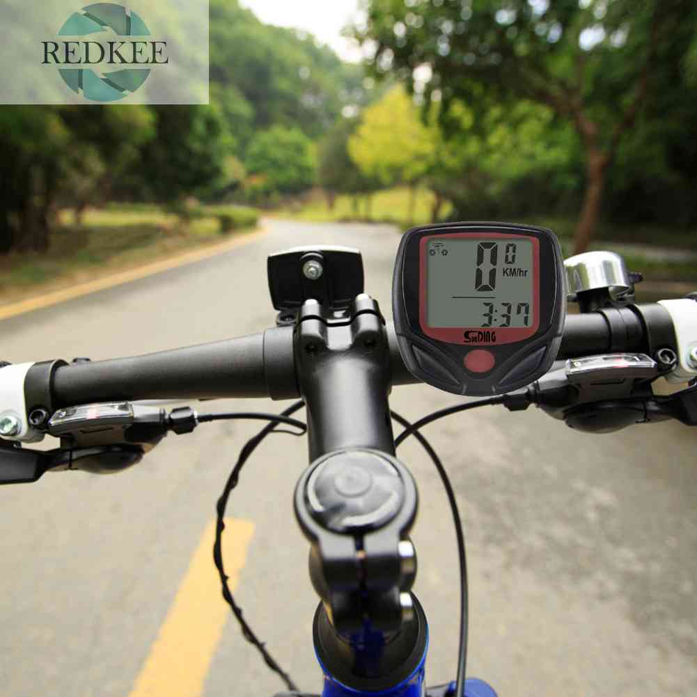 Đồng Hồ Đo Tốc Độ Xe Đạp SUNDING 548B Màn Hình LCD