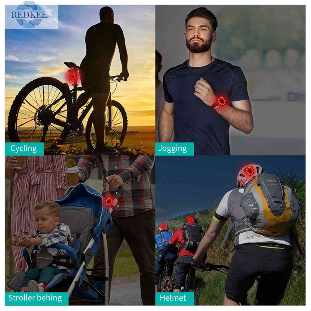 Đèn Gắn Đuôi Xe Đạp 5 Chế Độ Sáng Có Thể Sạc Lại Bằng Hợp Kim Nhôm