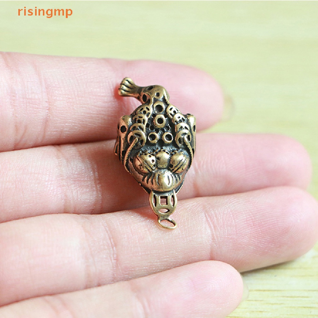 Đồ trang trí Tượng Ếch Giàu Cóc 3 Chú Ếch May Mắn Kiểu Trung Hoa Dùng Trang Trí