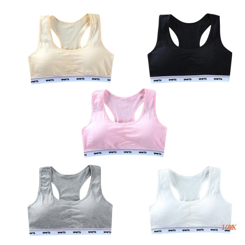 Xiangbao Áo Ngực Dây Bản Rộng Thoáng Khí Cho Nữ Tuổi Teen