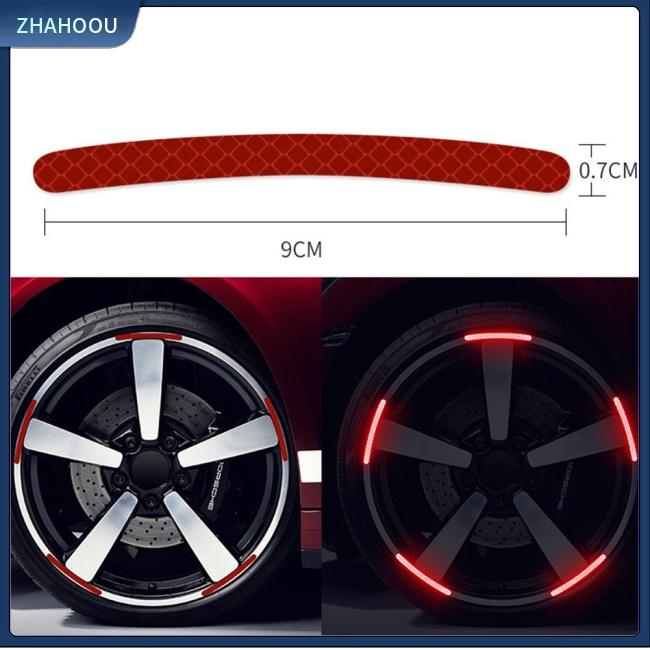 ☃Nhà Cửa☃ Bộ 20 Miếng Dán Phản Quang 3d Trang Trí Bánh Xe Hơi