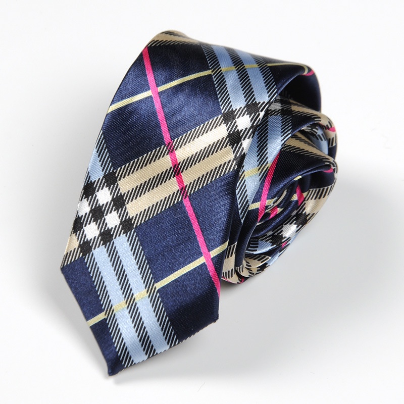 Cà Vạt Họa Tiết Kẻ Sọc Thời Trang Phong Cách Hàn Quốc Cho Nam Và Nữ