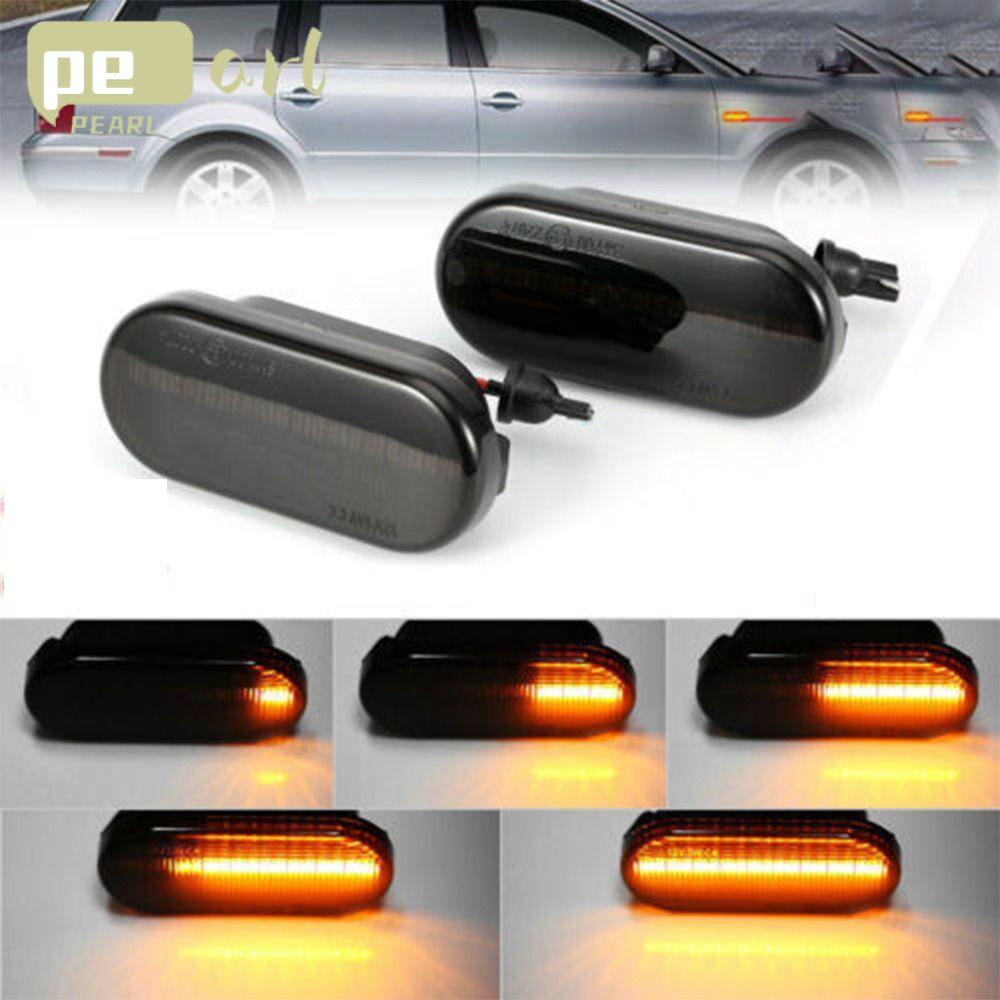 Bộ 2 Đèn LED Tín Hiệu Ánh Sáng Vàng Hổ Phách Cho Bora Golf For VW