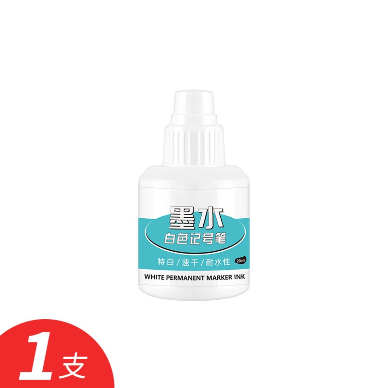 1 Bút Lông Đánh Dấu Màu Trắng Đánh Dấu Bằng Nhựa acrylic / Nhựa / Kim Loại / Đá / Thủy Tinh / Da / Gỗ / Kim Loại / Đánh Dấu