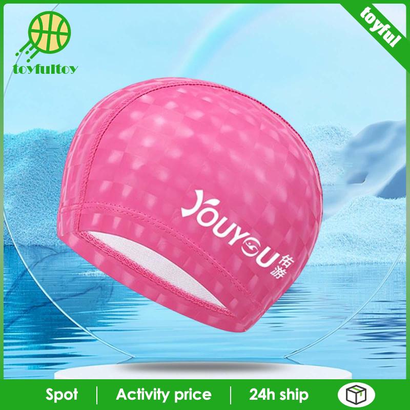 Mũ Bơi Chống Trượt Bằng Nylon Dành Cho Nam Nữ