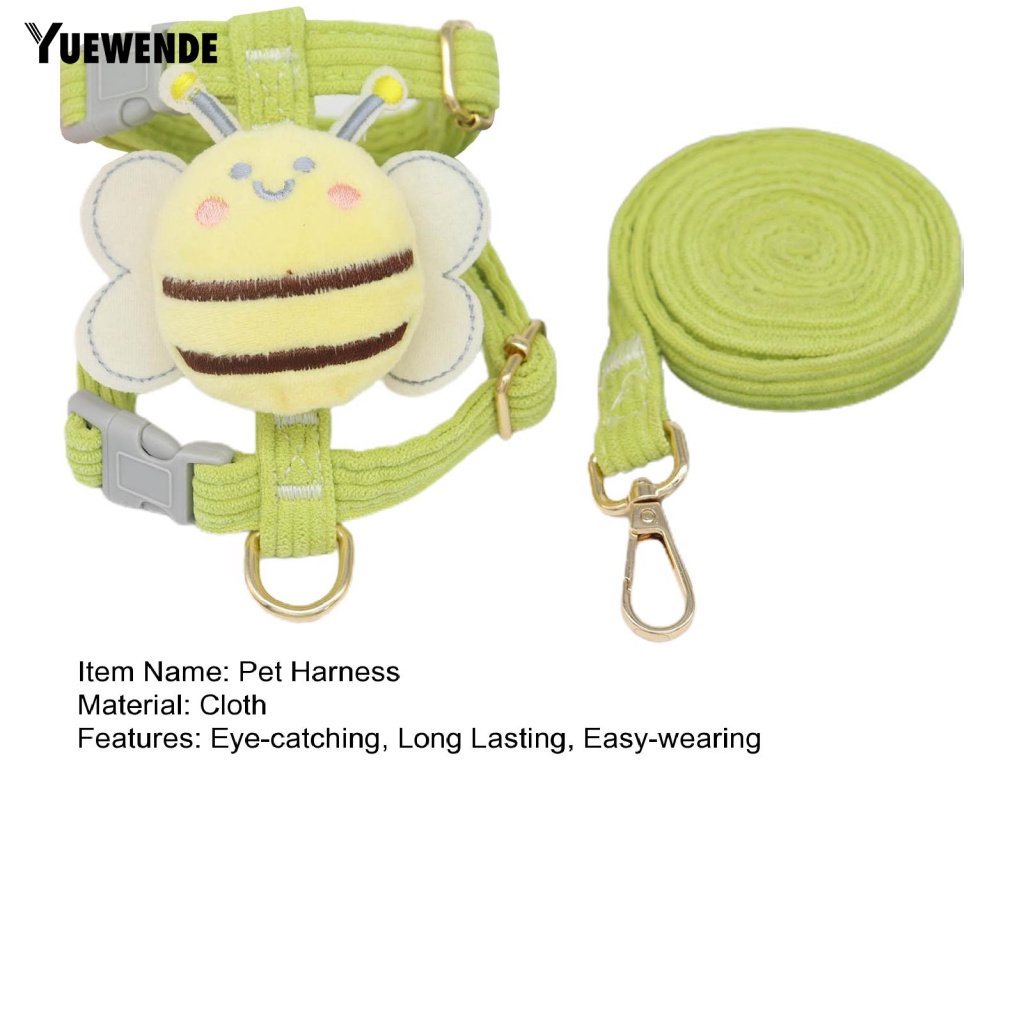 1 Set Dây Dắt Thú Cưng Đi Dạo 2 Kích Cỡ Dễ Điều Chỉnh