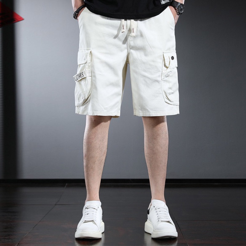 Quần short kaki AOKANG ống rộng phong cách Mỹ thời trang mùa hè cho nam