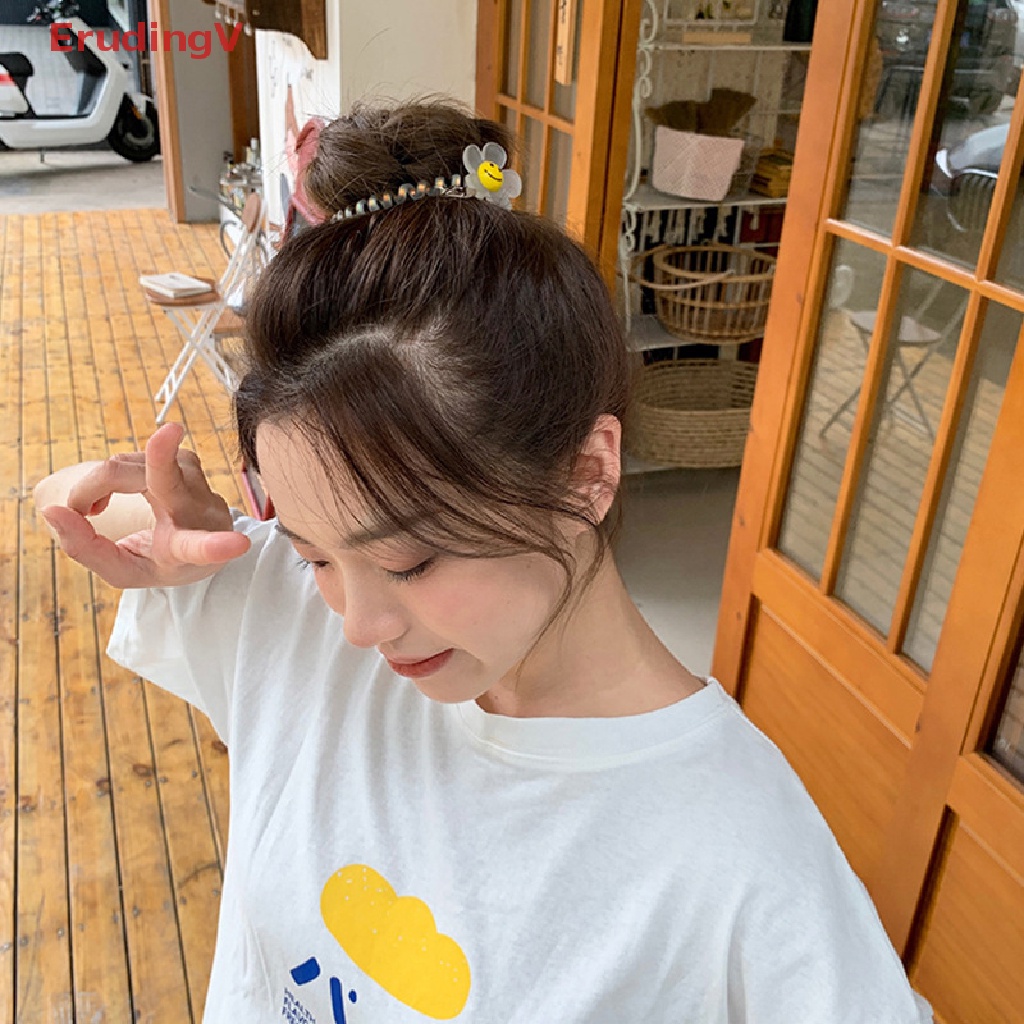 [ErudingV] 1 Dây Cột Tóc Hình Mặt Cười Phong Cách Hàn Quốc Thời Trang [Mới]