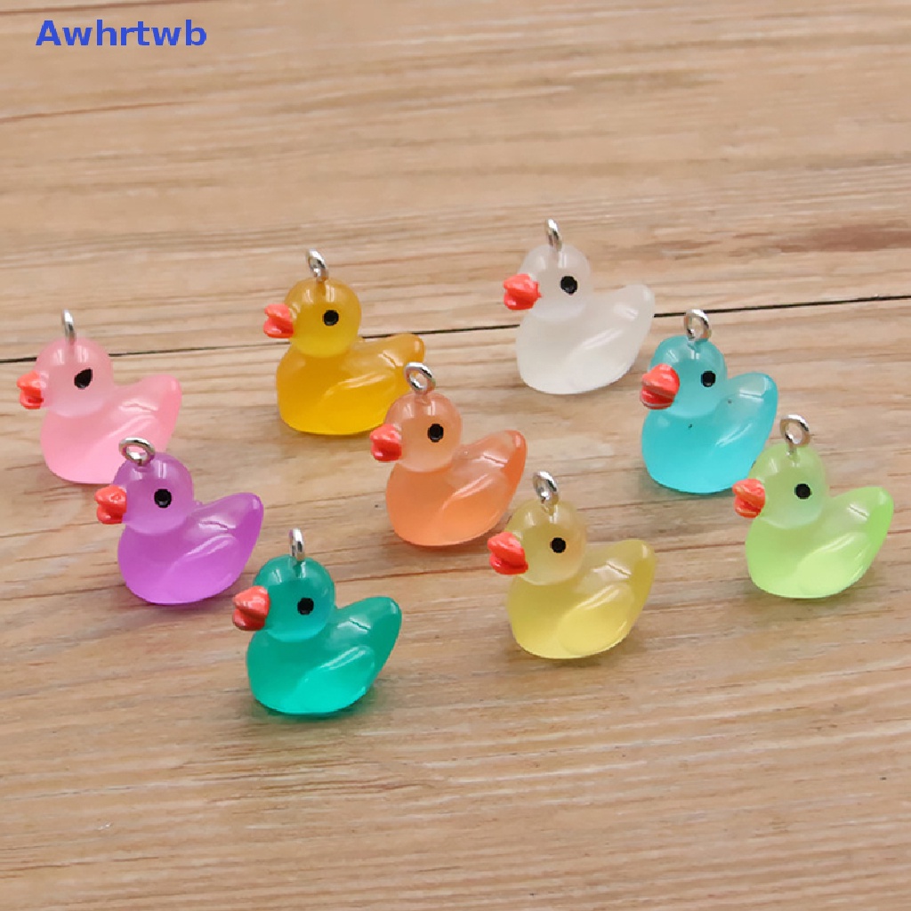 1 Mô Hình Chú Vịt Mini Bằng Nhựa Phát Quang Trang Trí Bảng Điều Khiển Xe Hơi / Nhà Cửa Mới