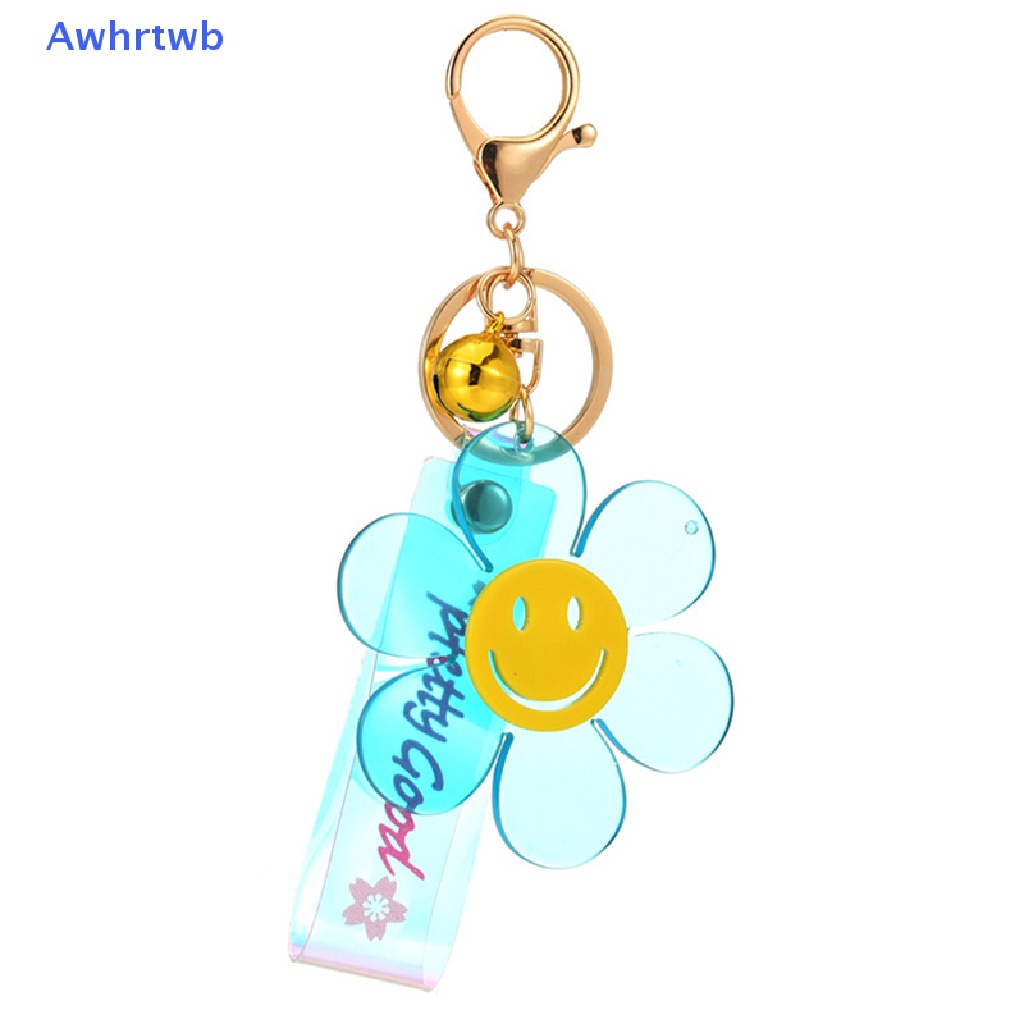 Móc Chìa Khóa Bằng Acrylic Hình Hoa Hướng Dương Sáng Tạo Cho Nữ Mới