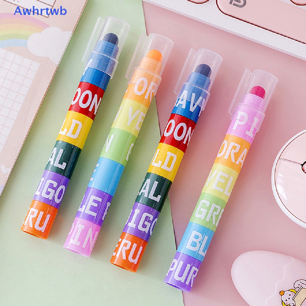 Awhrtwb Gel Đánh Dấu Cao 6 Màu Kẹo Phong Cách Vintage Chất Lượng Cao Mới