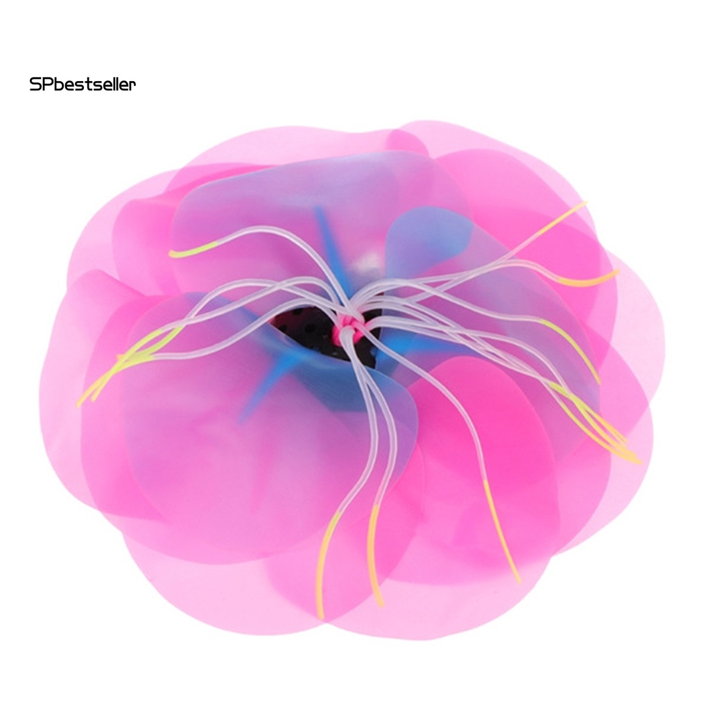 Hoa Sen Giả Dạ Quang Nhiều Màu Trang Trí Bể Cá