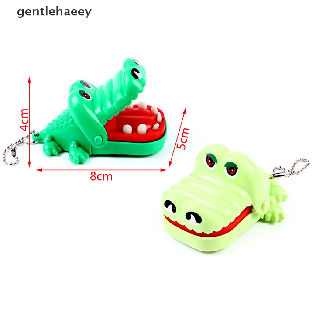 Móc Khóa Hình Cá Sấu Cắn Tay Sáng Tạo