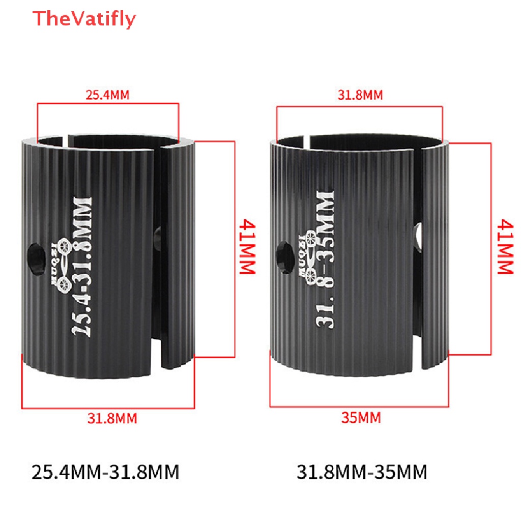 1 Cặp Đầu Chuyển Đổi Tay Lái Xe Đạp Từ 25.4mm Sang 31.8mm 31.8mm Sang 35mm