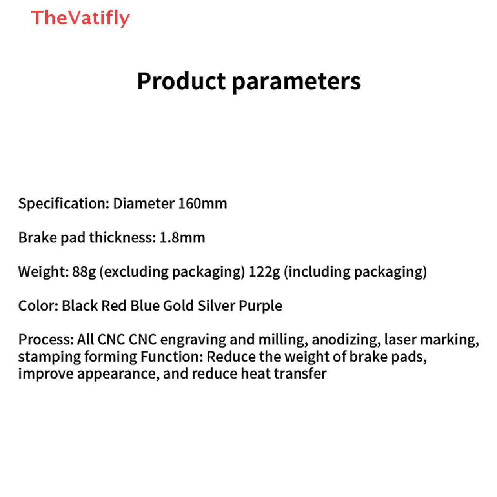 Đĩa Phanh 6 Bu Lông Siêu Nhẹ 82g CNC 6 Inch 160MM Chuyên Dụng Cho Xe Đạp Leo Núi Có 4 Màu