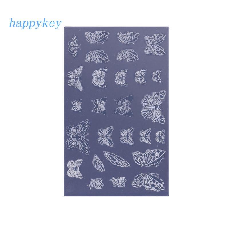 Khuôn Silicone Làm Móng Nghệ Thuật Hình Bướm Ba Chiều