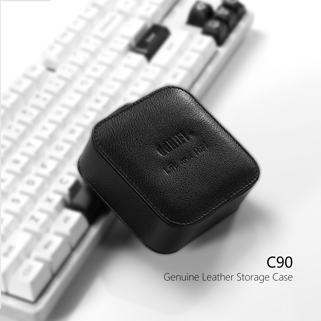 Túi Da Bò Thật Đựng Tai Nghe Dddhifi C90 Tiện Dụng