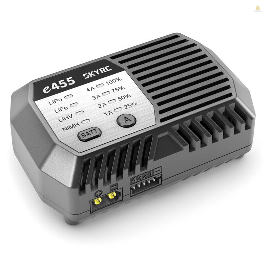 Bộ Sạc Cân Bằng SKYRC E455 100-240V 50W 4A Cho Pin LiPo LiFe 6-8S NiMH XT60