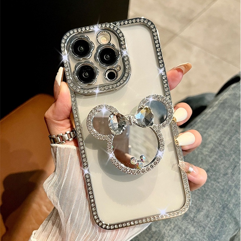 Ốp Lưng TPU TráNg Gương ChốNg Rơi Cho iPhone 11 13 pro max 14 pro max 12 pro max 14 plus 11promax