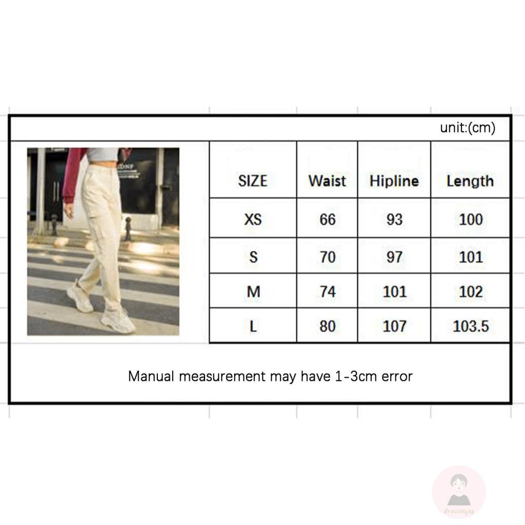 Quần Dài Lưng Cao Nhiều Túi Màu Sắc Đơn Giản Thời Trang Cho Nữ