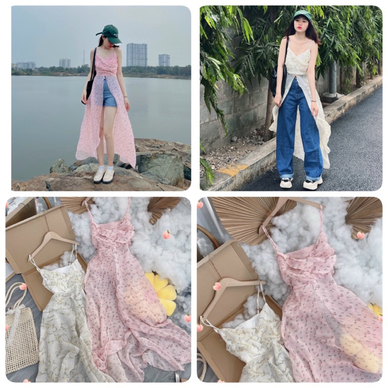 ÁO HOA 2S FROM DÀI XẺ TÀ 2M ( Rose top) ANGI HOME