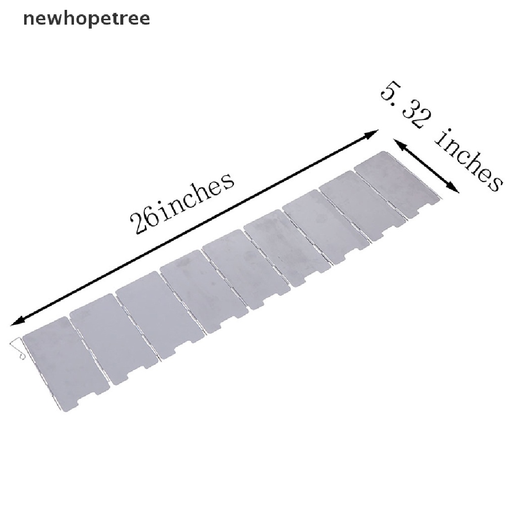 Tấm Chắn Gió 9 Tấm Gấp Được Cho Bếp Ga Cắm Trại Ngoài Trời