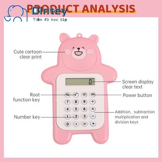 ✍máy tính mini gấu bỏ túi dễ thương