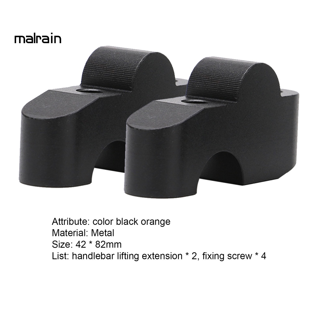 Set 2 Phụ Kiện Gắn Tay Lái Xe Mô Tô KTM-Duke 390 2017-2019 Bằng Kim Loại