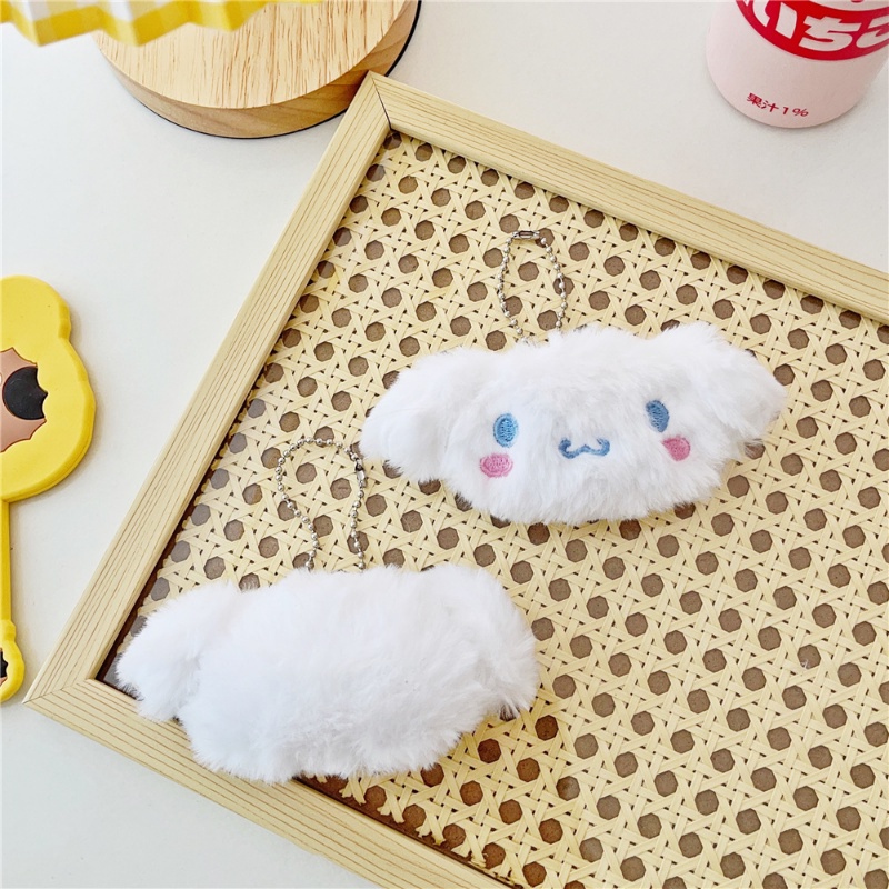 Sanrio Cinnamoroll Nhồi Bông Mềm Mại Có Móc Khóa Trang Trí Balo Đi Học