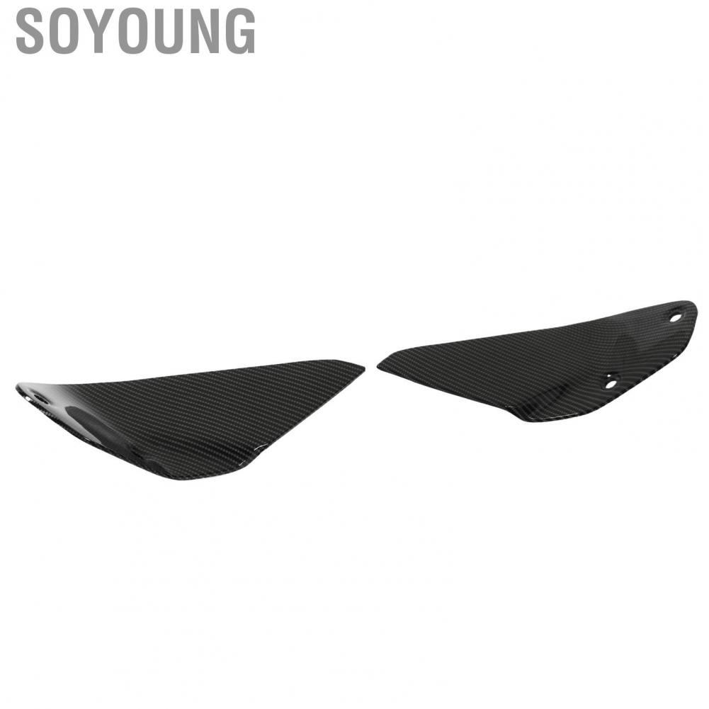 Soyoung Motorcycle Side Windshield  2pcs Windscreen Panel Deflector for Modification