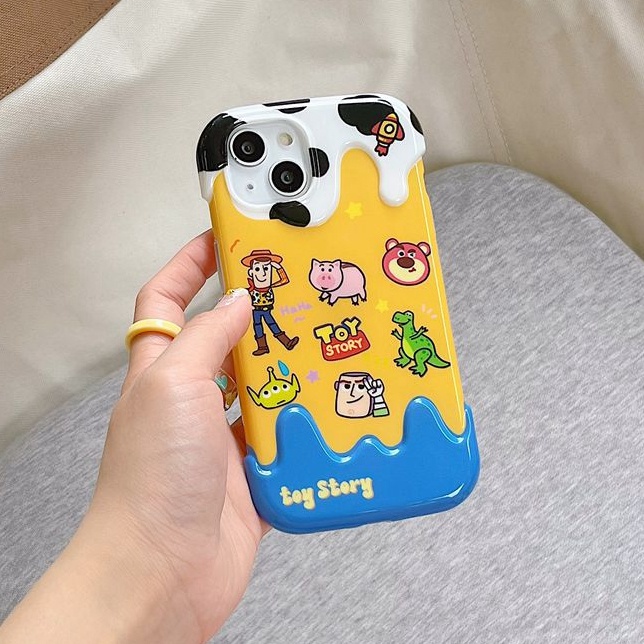 Ốp Điện Thoại Trong Suốt In Hoạt Hình Toy Story 3D Cho iPhone 14 Pro Max iPhone 11 12 13 Pro Max shin case