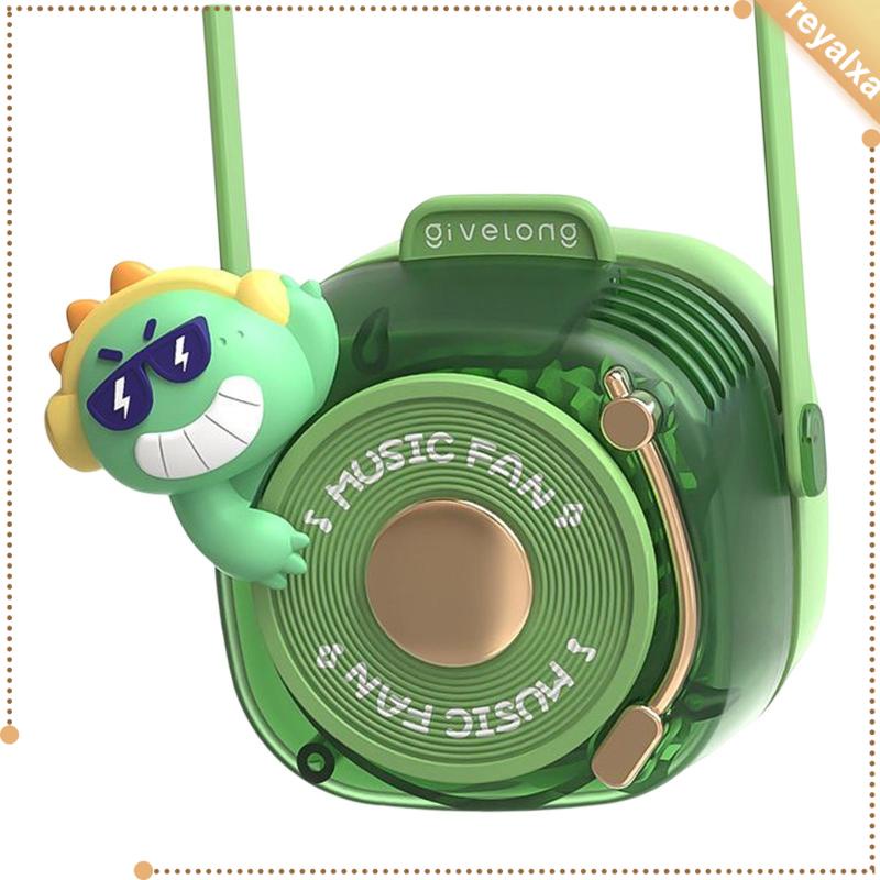 Quạt Làm Mát USB Có Dây Đeo Cổ Cho Văn Phòng / Trong Nhà / Ngoài Trời
