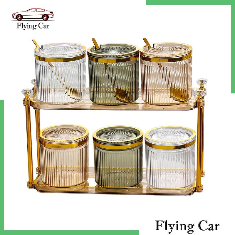 Hộp Đựng Gia Vị Nhà Bếp Đếm Thực Phẩm Chống Bụi Đa Năng Lzdjfmy2