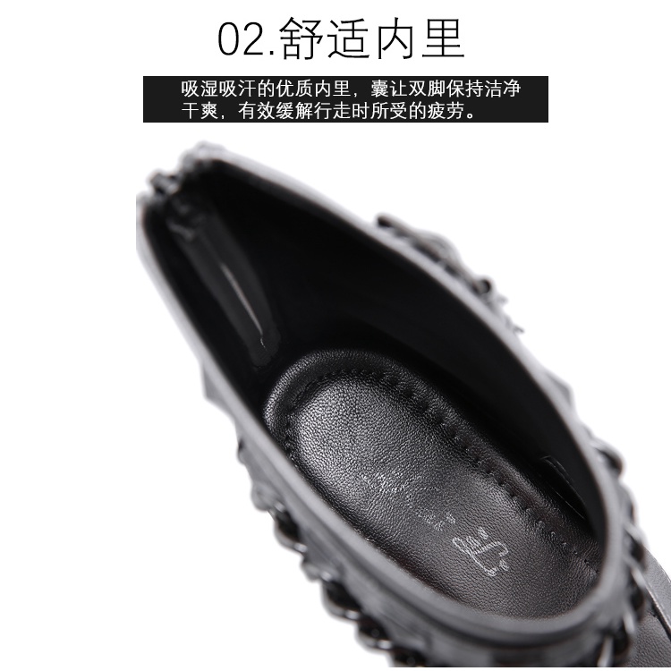 Giày Sandal Đế Xuồng Quai Xích Thời Trang Dành Cho Nữ