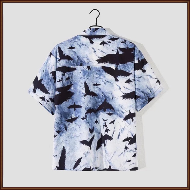 Áo Sơ Mi Tay Ngắn In Họa Tiết Hoa Phong Cách Hawaii Thời Trang Mùa Hè Cho Nam Và Nữ