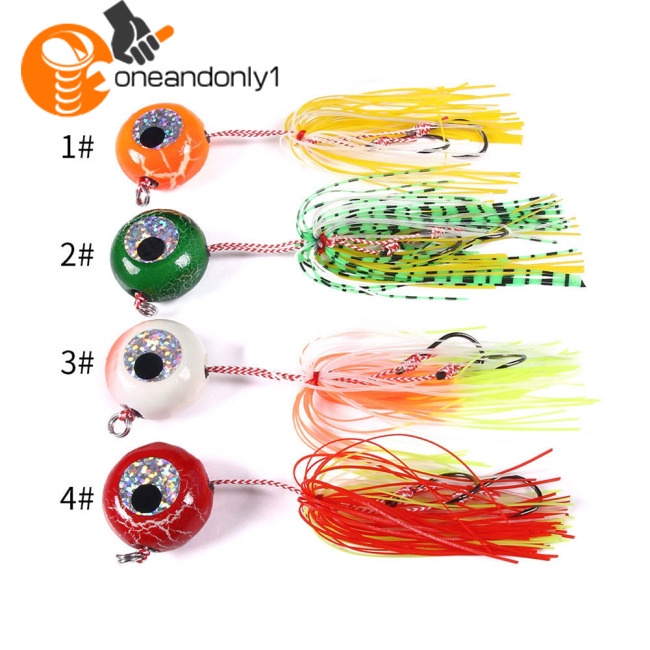 Mồi Giả Câu Cá Hình Bạch Tuộc Dạ Quang 20g40g60g80g100g120g