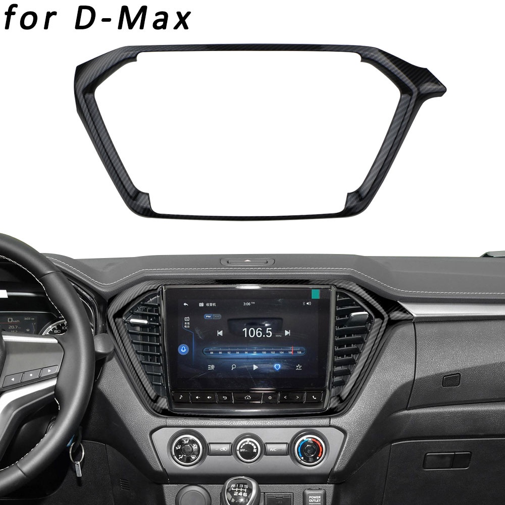 Miếng Dán Khung Định Vị Xe Hơi Bằng Sợi Carbon Cho Isuzu D-max Dmax 2021 2022 2023