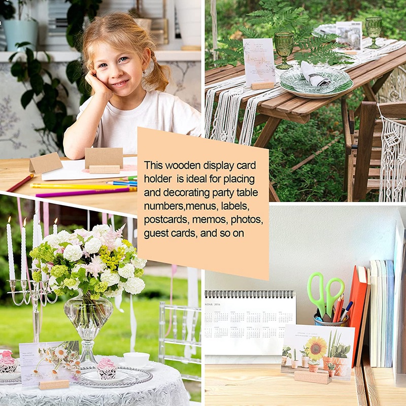 Bộ 30 Thẻ Gỗ Đánh Số Bàn Dùng Trang Trí Tiệc Cưới / Sinh Nhật