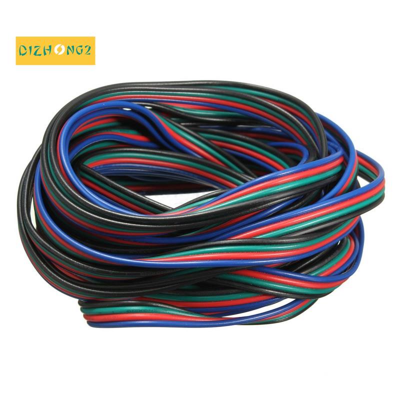 Dây Cáp Nối Dài 4 Pin Cho Dải Đèn LED RGB 3528 5050 Dài 5M