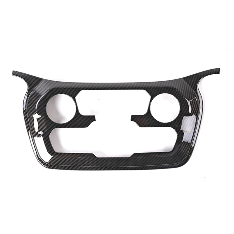 1 Miếng Dán Bảng Điều Khiển Trung Tâm Bằng Sợi Carbon ABS Cho 2018-2022 Jeep Renegade