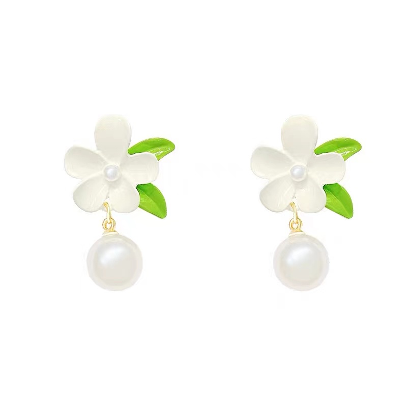 Đôi Khuyên Tai Dáng Dài Đính Hạt Ngọc Trai Thời Trang 2023 Cho Nữ