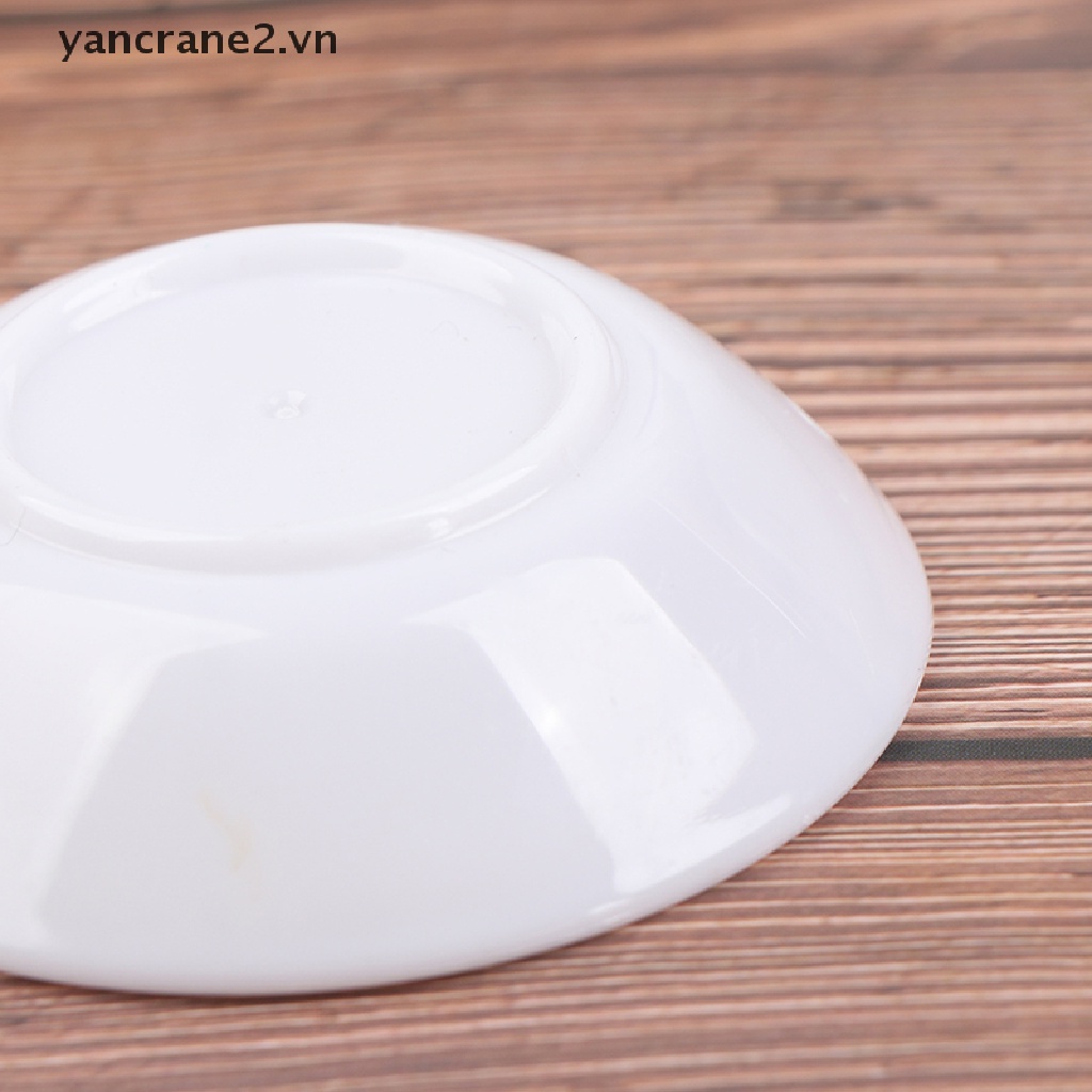 Set 2 Chén Dĩa Tròn Tỉ Lệ 1 / 6 Cho Nhà Búp Bê