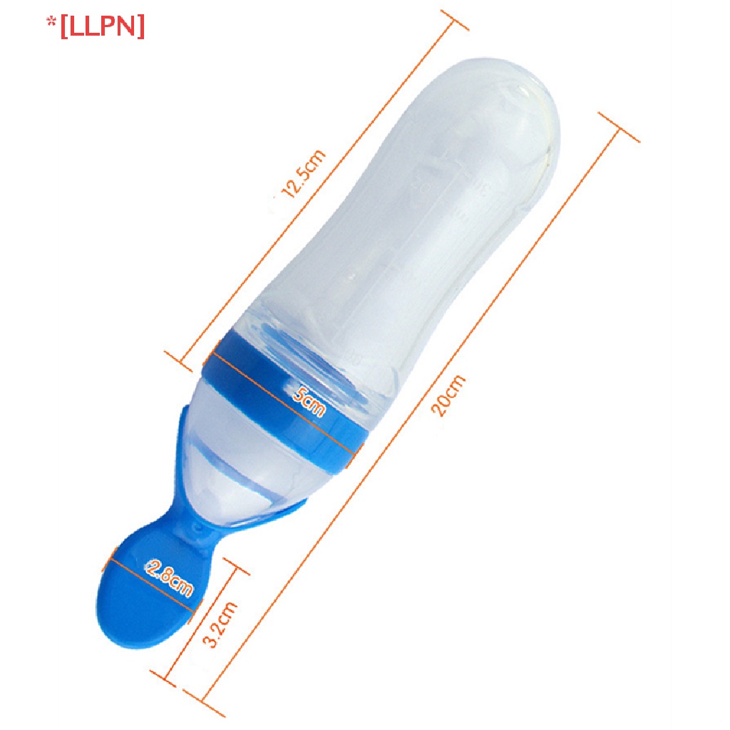 1 Muỗng Ăn Dặm Bằng Silicon Mềm 90ml Tiện Dụng Cho Bé