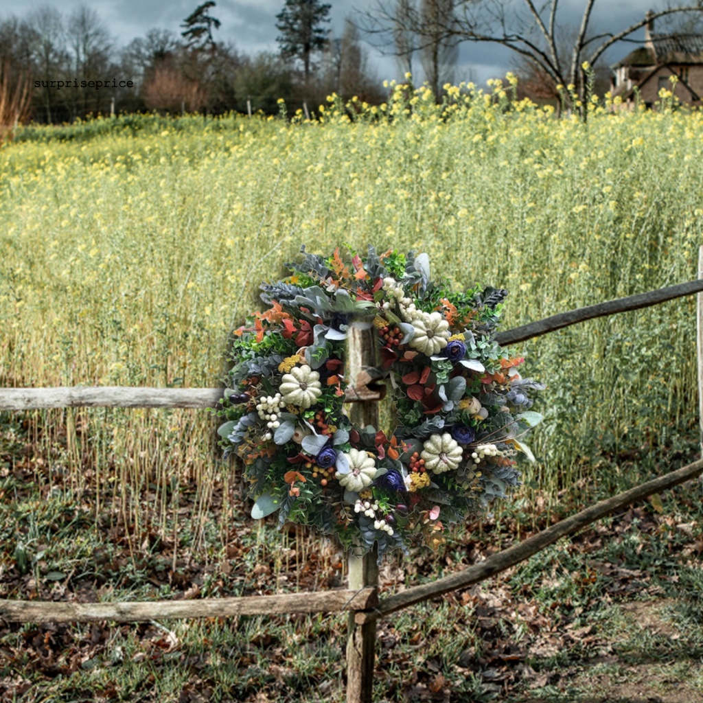 Vòng Hoa Nhân Tạo Thiết Kế Nhỏ Gọn Tinh Tế Trang Trí Cửa Dịp Giáng Sinh / Tiệc Tùng