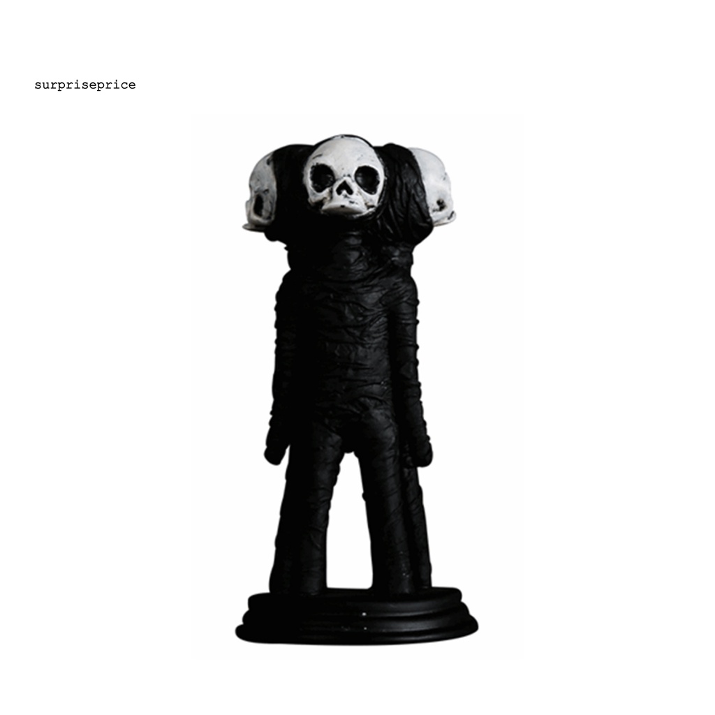 Mô HìNh ĐầU Lâu Đen Vui NhộN Trang Trí Halloween