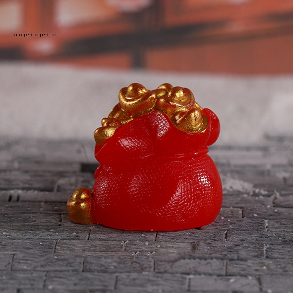 Set 2 Tượng Thỏ Điêu Khắc Thủ Công Trang Trí Năm Mới